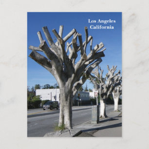 Funky Träd Los Angeles-vykort! Vykort