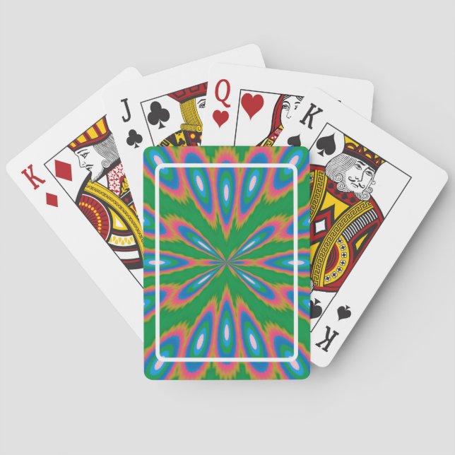 Funky Trädgård Casinokort (Baksidan)