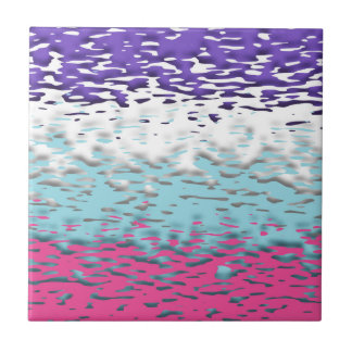 Funky Trippy Ripply Groovy Multisexuell Pride Flag Kakelplatta