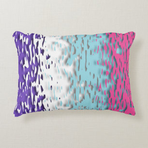 Funky Trippy Ripply Groovy Multisexuell Pride Flag Prydnadskudde