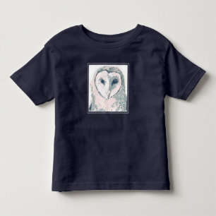 Funky Uggla Porträtt T Shirt