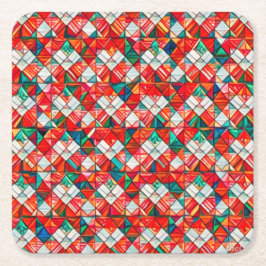 Funky Underlägg Papper Kvadrat