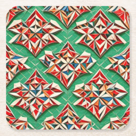 Funky Underlägg Papper Kvadrat