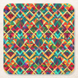 Funky Underlägg Papper Kvadrat