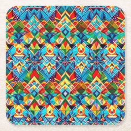 Funky Underlägg Papper Kvadrat