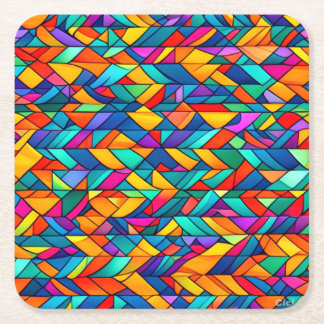 Funky Underlägg Papper Kvadrat