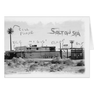 Funky Vacation - Salton Sea Hälsningskort