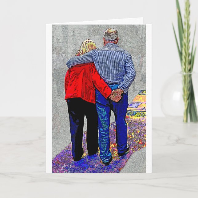 Funky vägkarta kort (Framsida)