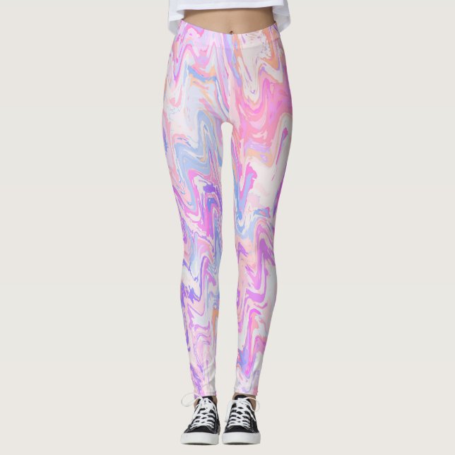 Funky vågor leggings (Framsida)