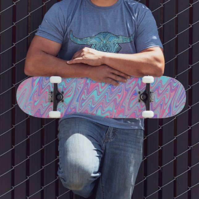 Funky vågor  mini skateboard bräda 18,5 cm (Utomhus 3)