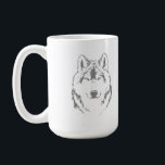 Funky Varg Head Ansikte Sketch Kaffemugg<br><div class="desc">Funky Varg Head Ansikte Sketch Coffee/Tea Mugg Kopp för att lägga till i din samling av dricksprogram hemma/på kontoret. En coola nuförtiden/presentidé för alla som är med i kärlek anpassad design,  positiva bidrag,  vargar,  vilda djur och natur osv.</div>