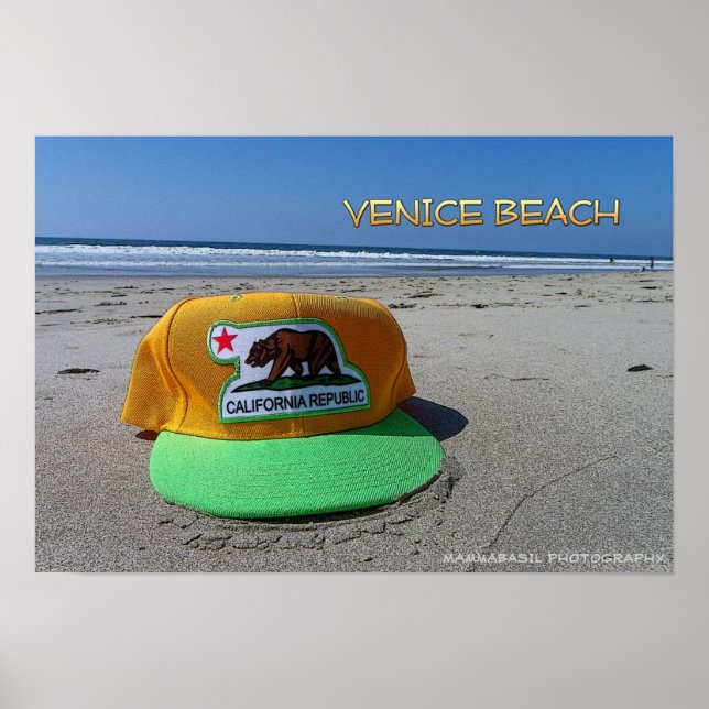 Funky Venice Beach Poster! Poster (Framsidan)