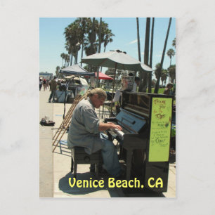 Funky Venice Beach-vykort! Vykort