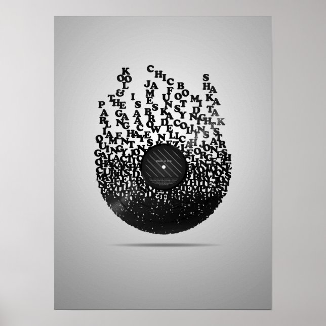 Funky vinyl poster (Framsidan)