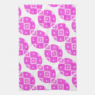 Funky Vitryssland Беларусь Folk Pattern Kökshandduk