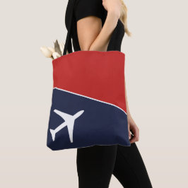 Funky White Flygplan-flygplanet Pilot Aviation Tygkasse
