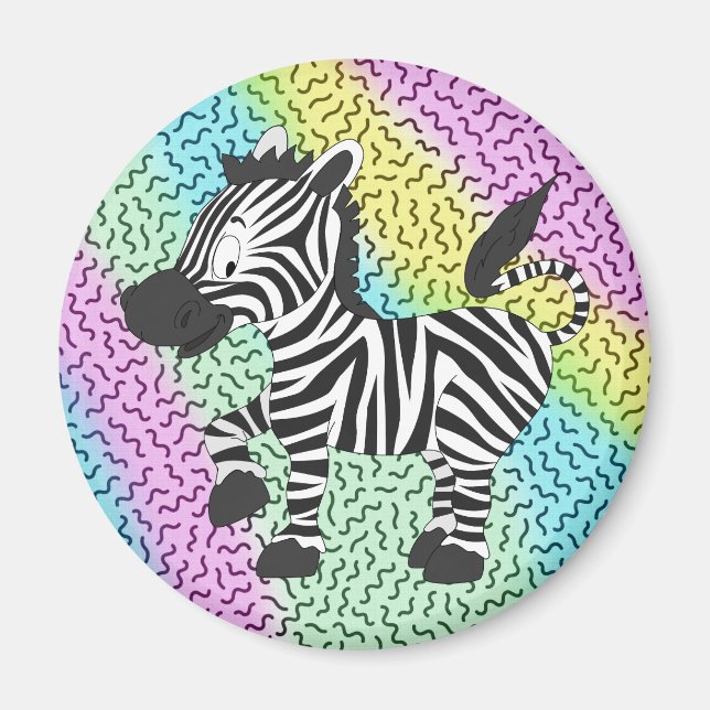 Funky Zebra Magnet (Framsidan)