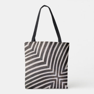 Funky Zebra Stripe Tote Tygkasse