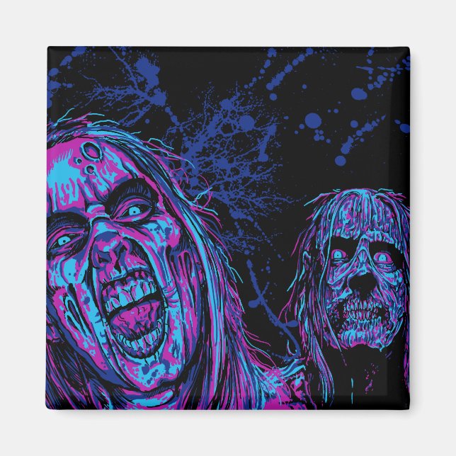 Funky Zombies Magnet (Framsidan)