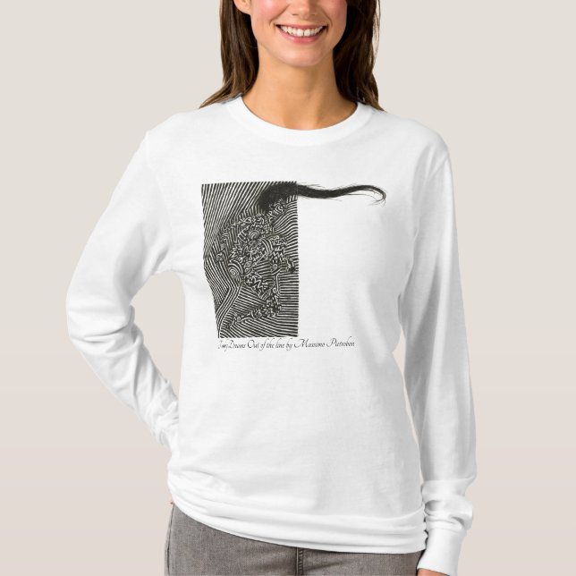 FunkyDreams Out of the line - Massimo Pietrobon Ta T Shirt (Framsida)