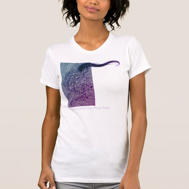 FunkyDreams Out of the line - Massimo Pietrobon Ta T Shirt (Framsida)