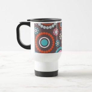 Funkyn blommar Retro Patter Resemugg