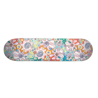 Funkyn blommar skateboarden mini skateboard bräda 18,7 cm