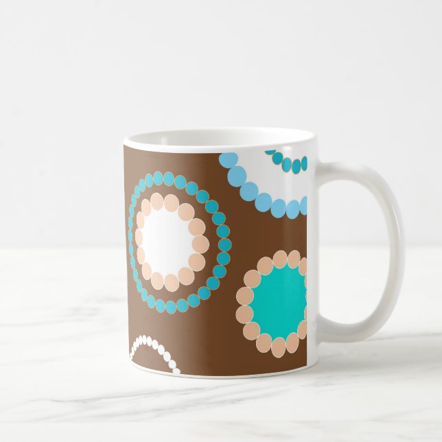 Funkyn cirklar - muggen kaffemugg (Höger)