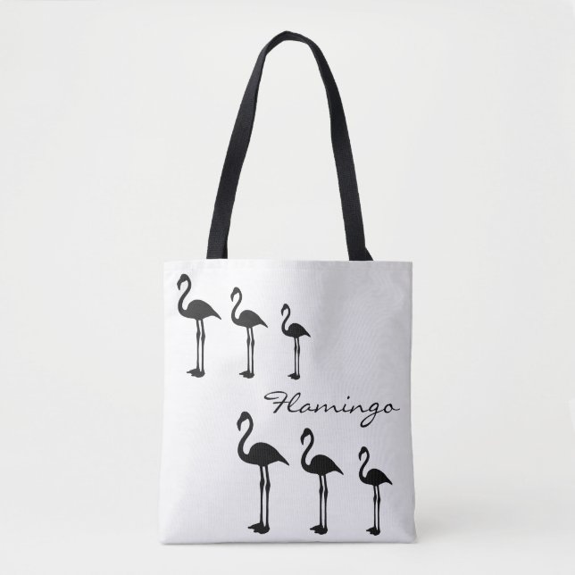 Funkyn Flamingo Evolution Tote Bag Tygkasse (Framsida)