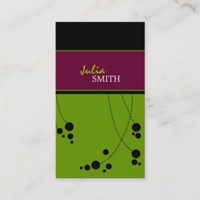 Funkyn pricker visitkortar visitkort (Framsida)