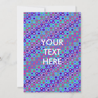 Funkyn Vågigt Neon Blank Inbjudningar