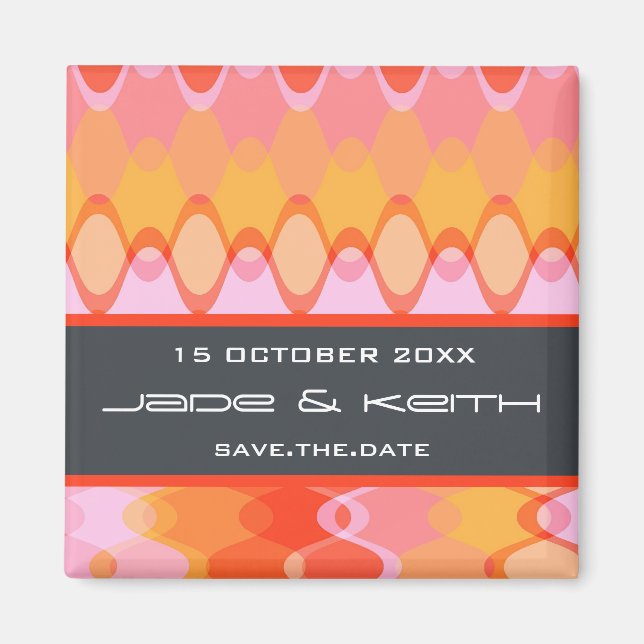 Funkyn vinkar | 03 * sparan för orange | för rosor magnet (Framsidan)