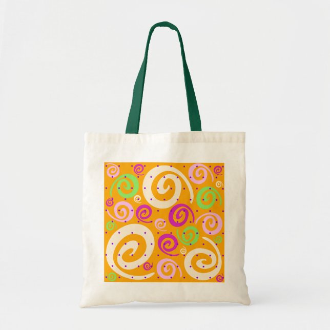 Funkyns bakgrund, säck tygkasse (Framsidan)