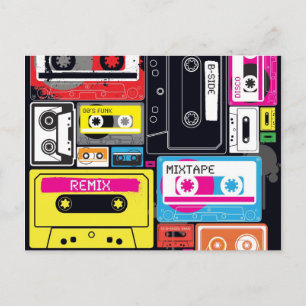Funkyns Coola Blanda banddesign Vykort