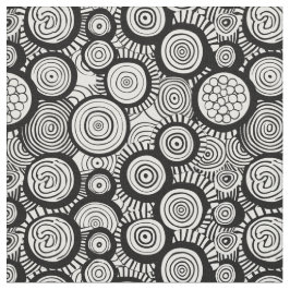 Funkyns geometriska afrikanska svarta och vita mön tyg