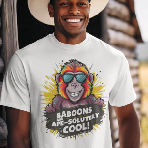 Funkyns nyckel: Baboons är helt och hållet Coola T Shirt
