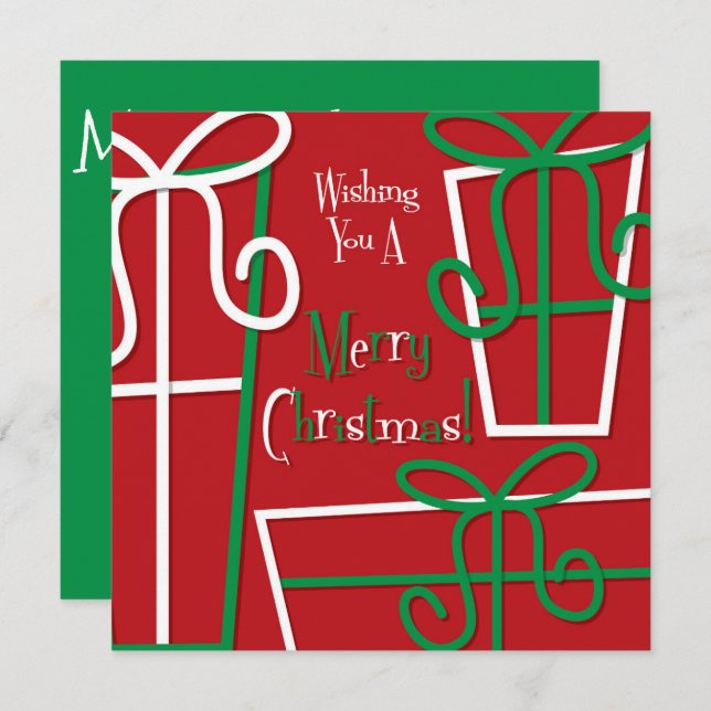 Funkyns presentlåda inbjudningar (Fram/baksida)