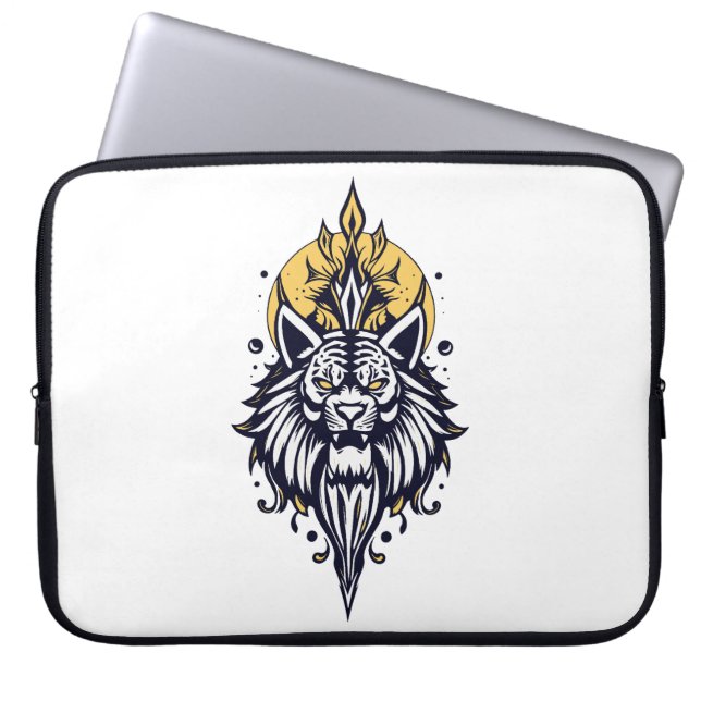 funkyns tiger laptop fodral (Framsidan)