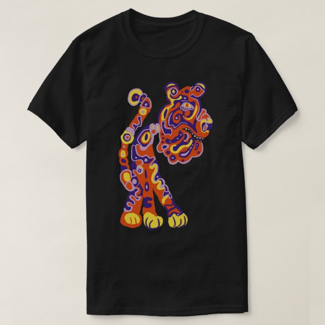 Funkyns tiger t shirt (Design framsida)