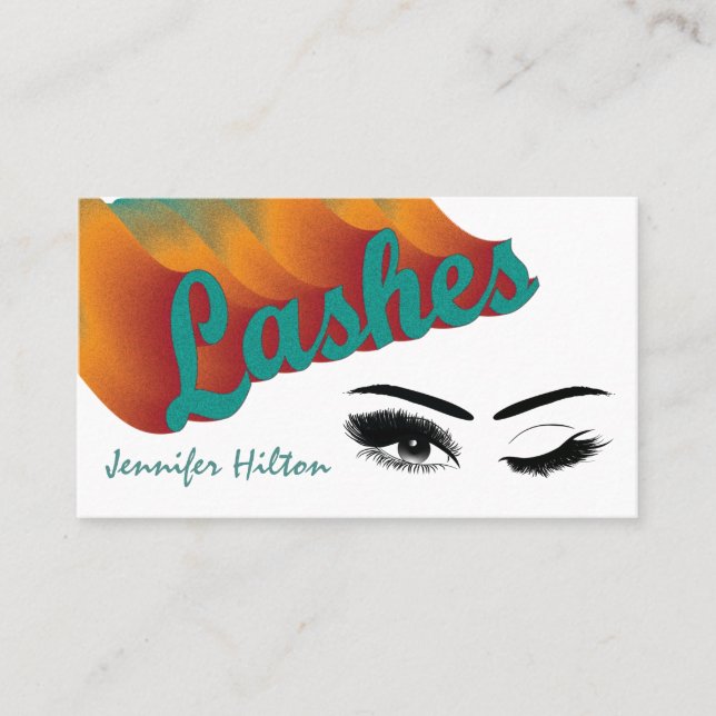 Funkyns trendig - färglösa logotyp efter omhändert visitkort (Framsida)