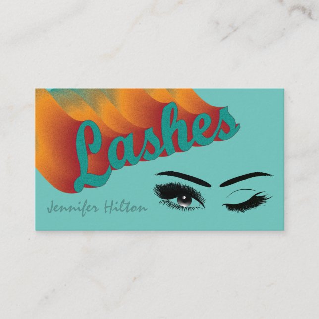 Funkyns trendig - färglösa logotyp efter omhändert visitkort (Framsida)