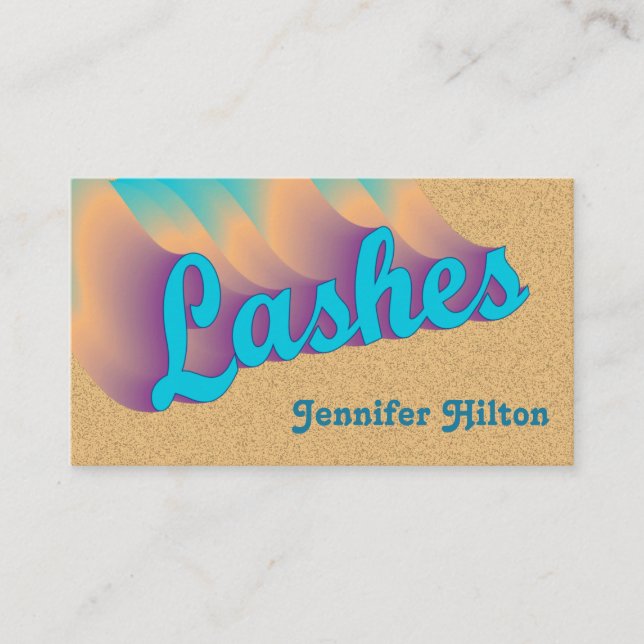 Funkyns trendig - färglösa logotyp efter omhändert visitkort (Framsida)