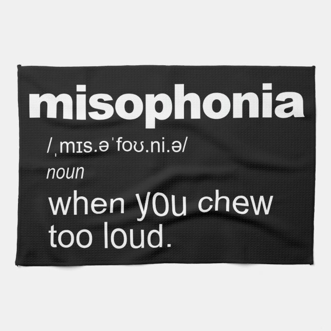Funn definition av Misophonia Kökshandduk (Horisontell)