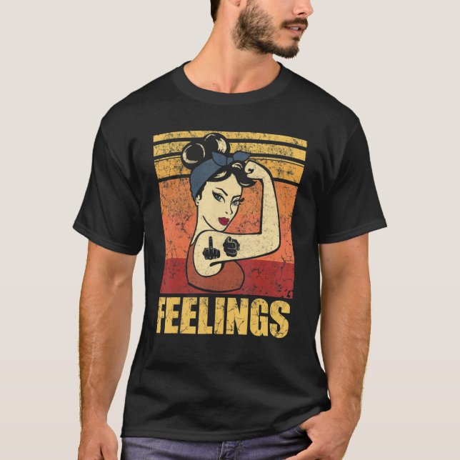 FUNN OF Feelings Mitten Finger T Shirt (Framsida)