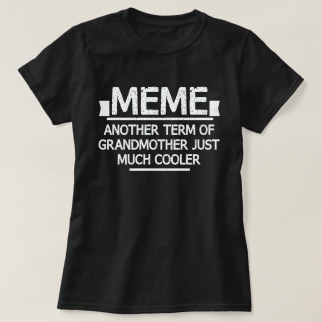 Funn PM-definition för Grandma Mor Day Gift T Shirt (Design framsida)