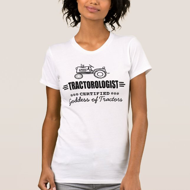 Funn traktor Älskare Tee Shirt (Framsida)