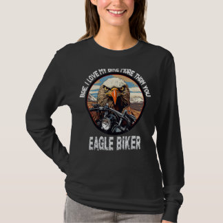 Funna biker för biker av motorcyklar för kvinnor,  t shirt