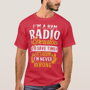 Funna citattecken för ham-radiooperatör t shirt