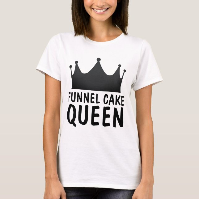 FUNNEL CAKE QUEEN T-Shirts and sweatshirtss (Framsida)