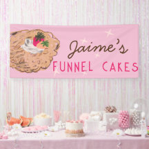 Funnel Cakes Livsmedelsbil Bageri Verksamhet